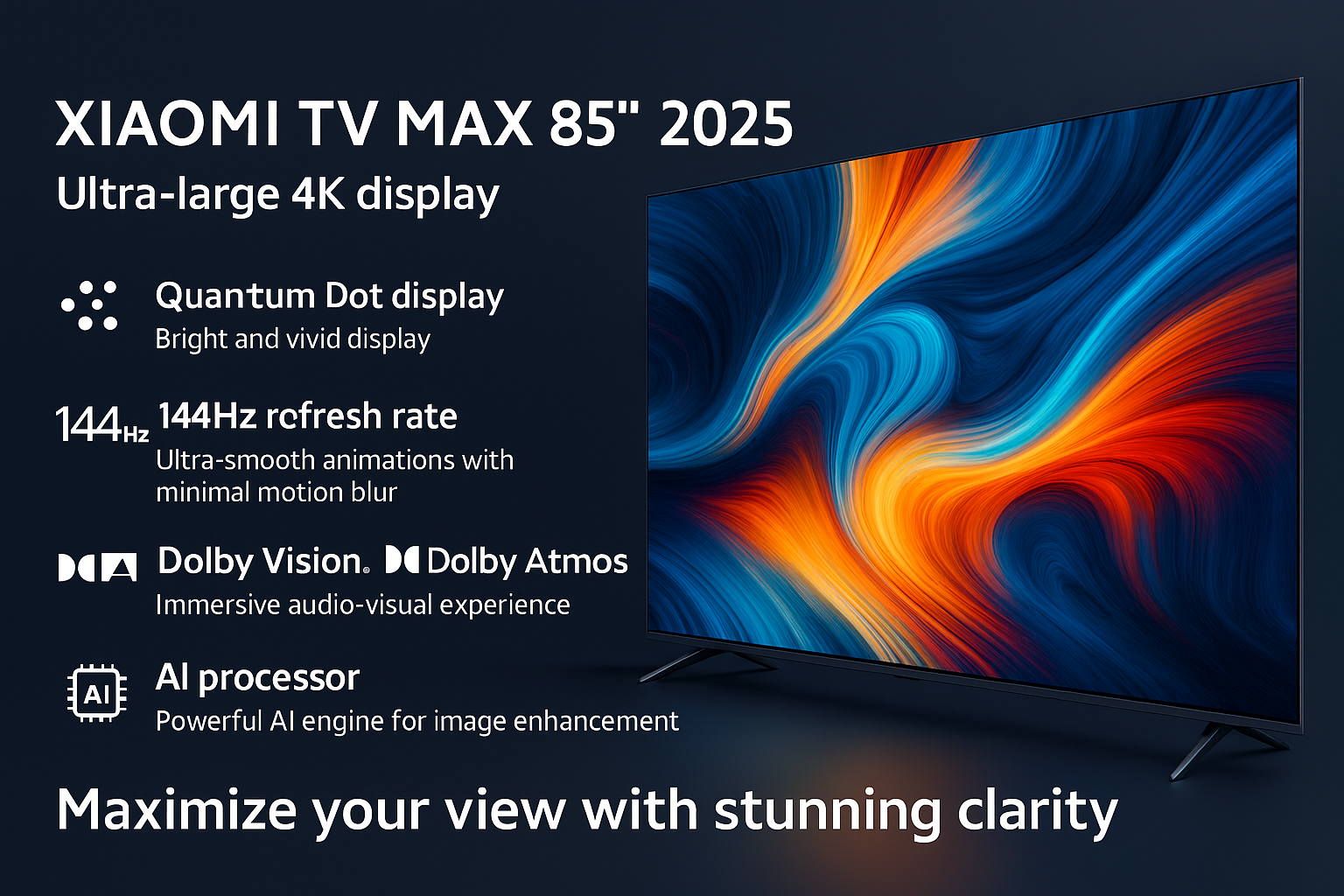 ویژگی‌های برجسته Xiaomi TV Max 2025
