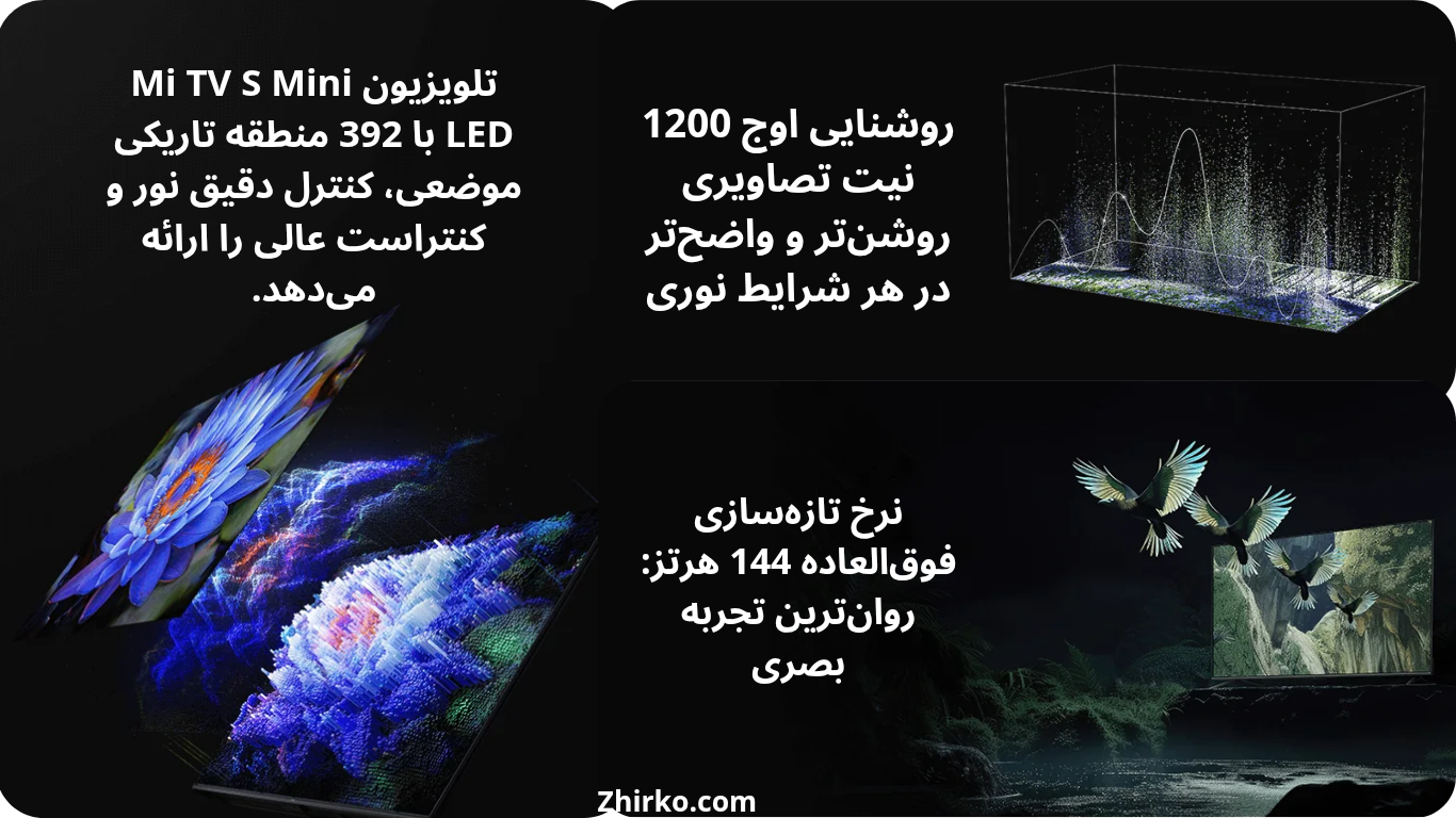 تلویزیون شیائومی مدل Xiaomi TV S Mini LED 144H