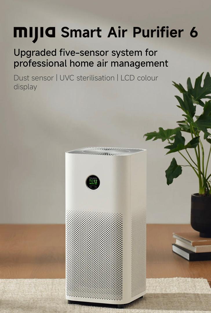تصفیه هوای شیائومی Mijia Smart Air Purifier 6 — هوای سالم، انتخاب هوشمند