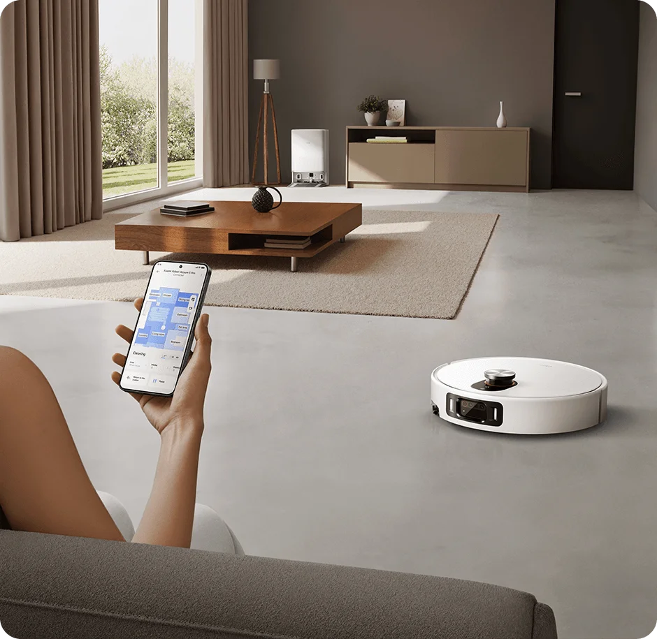 جاروبرقی رباتیک شیائومی مدل Xiaomi Robot Vacuum 5 کنترل با اپلکیشن هوشمند