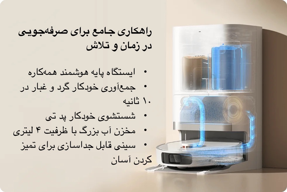 جاروبرقی رباتیک شیائومی X20+