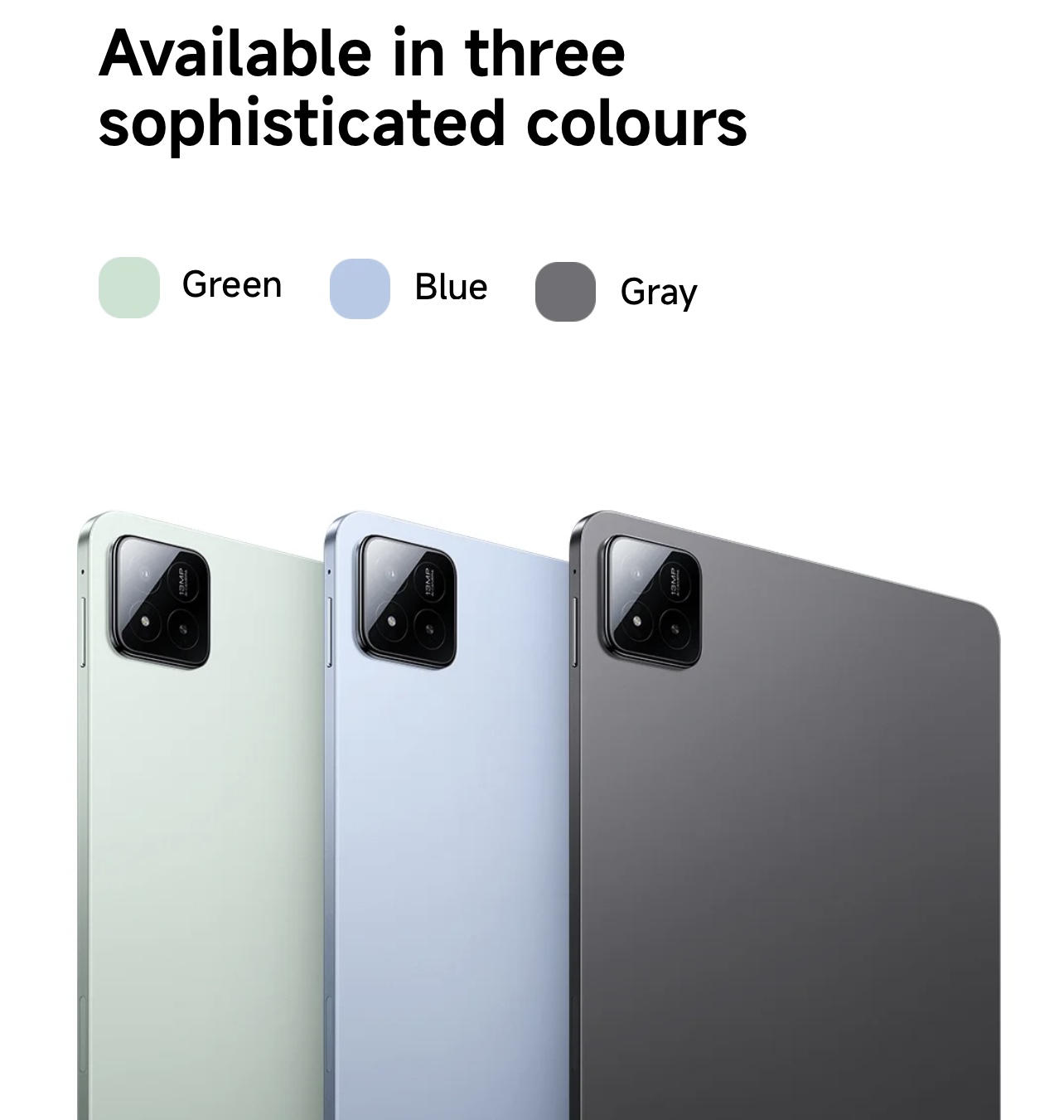 تبلت شیائومی Xiaomi Pad 7  در سه رنگ