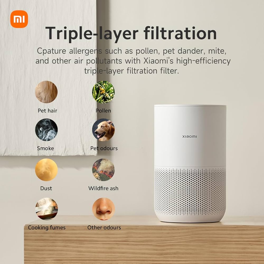 تصفیه‌کننده هوای شیائومی Xiaomi Smart Air Purifier 4 Compact | هوای پاک و هوشمند